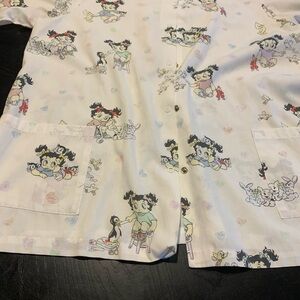 Betty Boop Nurse Scrub Top — 1992 Fisher Studios